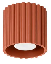 Czerwona lampa sufitowa w nowoczesnym stylu - M144 - Malana w sklepie Edinos.pl