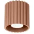 Ryflowana lampa tuba w kolorze mocca - M144 - Malana