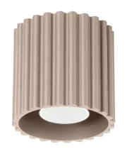 Nowoczena lampa sufitowa taupe - M144 - Malana w sklepie Edinos.pl
