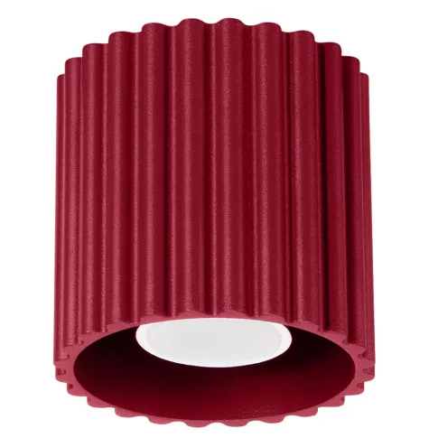 burgundowa lampa sufitowa Malana