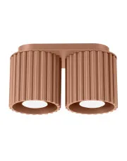 Nowoczesnay ryflowany plafon mocca - M145 - Malana w sklepie Edinos.pl