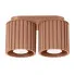 Nowoczesnay ryflowany plafon mocca - M145 - Malana