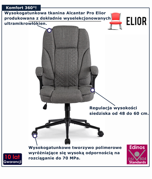 Fotel obrotowy Duke 4X