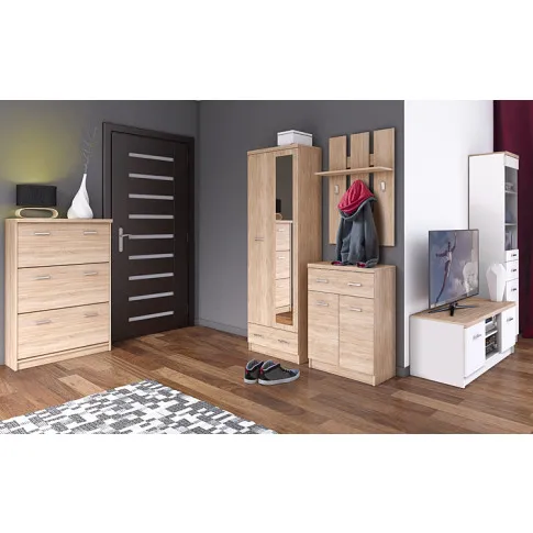 Zdjęcie wieszak do przedpokoju dąb sonoma Riza 20X | Edinos.pl