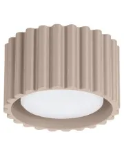 Minimalistyczny plafon sufitowy taupe - M146 - Malana w sklepie Edinos.pl