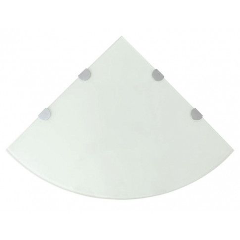 Zdjęcie produktu Biała półka z hartowanego szkła - Gaja 4X.