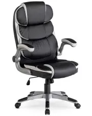 Czarny fotel obrotowy - Ease w sklepie Edinos.pl
