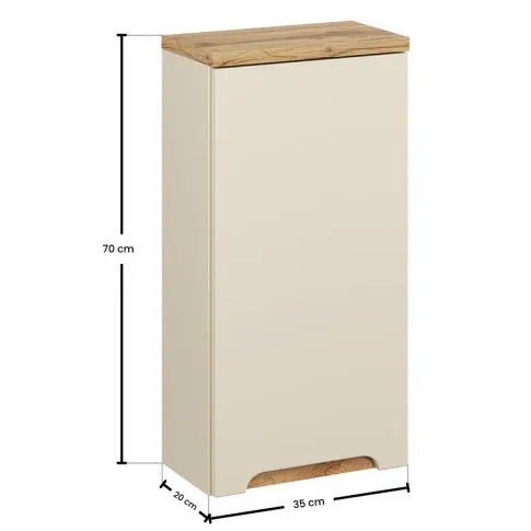 wymiary szafki sciennej Aurore 4X