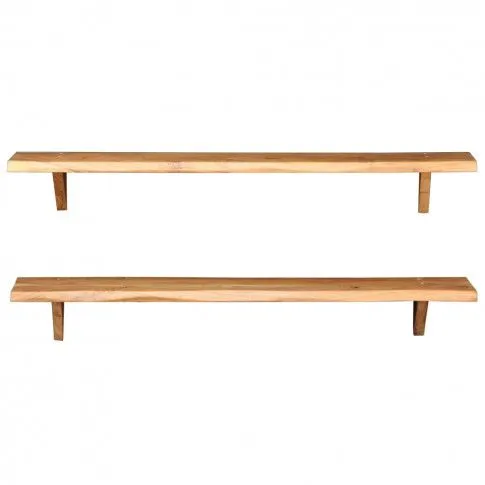 Szczegółowe zdjęcie nr 9 produktu Zestaw drewnianych półek ściennych - Lippi 4X