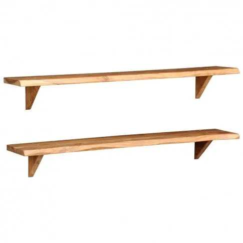 Szczegółowe zdjęcie nr 10 produktu Zestaw drewnianych półek ściennych - Lippi 4X