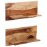 Szczegółowe zdjęcie nr 9 produktu Zestaw drewnianych półek ściennych Connor 2X - brązowy