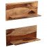 Szczegółowe zdjęcie nr 8 produktu Zestaw drewnianych półek ściennych Connor 2X - brązowy