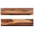 Szczegółowe zdjęcie nr 6 produktu Zestaw drewnianych półek ściennych Connor 3X - brązowy