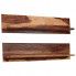 Szczegółowe zdjęcie nr 4 produktu Zestaw drewnianych półek ściennych Connor 3X - brązowy