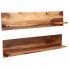 Szczegółowe zdjęcie nr 9 produktu Zestaw drewnianych półek ściennych Connor 3X - brązowy