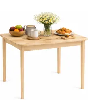 Rozkładany drewniany stół industrialny dąb miodowy - Sondix 4X w sklepie Edinos.pl