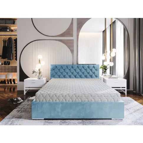 Wizualizacja wnetrza z niebieskim Lusanne