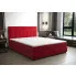 Wizualizacja wnętrza z łóżkiem Ardenis czerwony