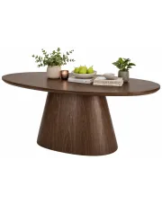 Nowoczesny owalny stół do jadalni - Foro w sklepie Edinos.pl