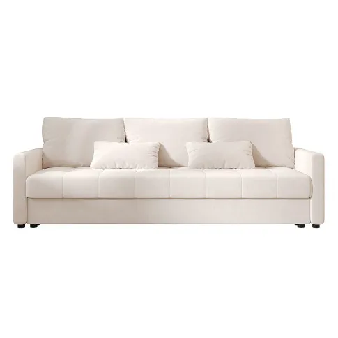Kremowa tapicerowana sofa Vilmira