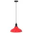 Czerwona lampa wisząca z regulacją wysokości F011-Tovian