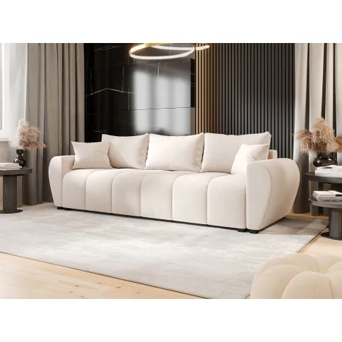 Kremowa sofa rozkładana Morvani