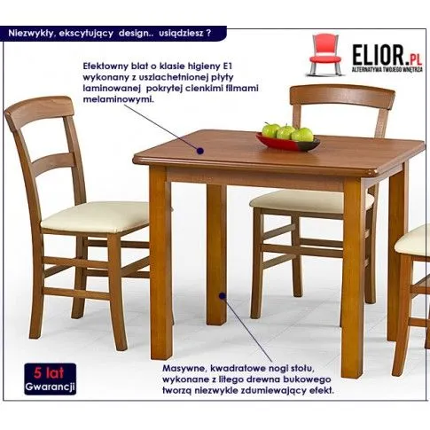 Fotografia Kuchenny stół Tasummo 90 cm - 2 kolory z kategorii Stoły