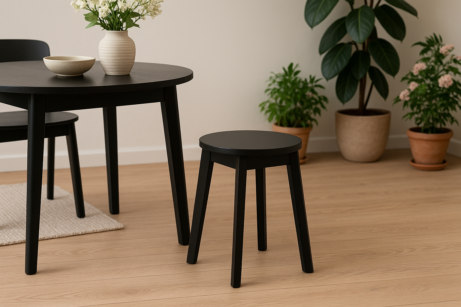 wizualizacja taboretu do jadalni