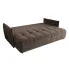 Brązowa sofa z funkcją spania Meralio