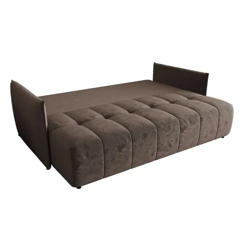 Brązowa sofa z funkcją spania Meralio