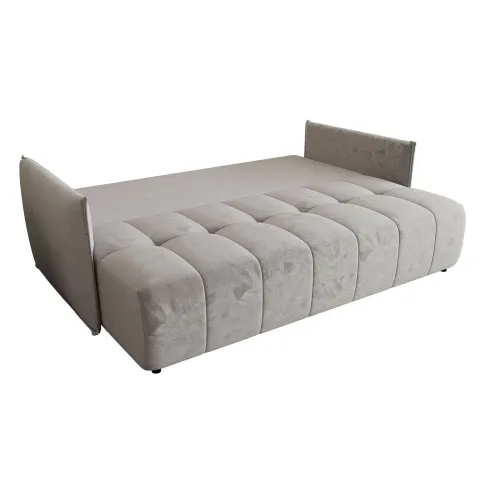 Szara sofa z funkcją spania Meralio
