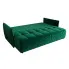 Zielona sofa rozkładana sofa z funkcją spania Meralio