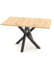 Prostokątny stół z nogami X dąb artisan - Tekos w sklepie Edinos.pl
