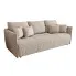 Sztruksowa rozkładana sofa w kolorze cappuccino - Meralio 4X