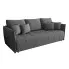 Szara rozkładana sztruksowa sofa tapicerowana - Meralio 4X