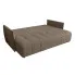 Jasnobrązowa sztruksowa sofa Meralio 4X