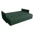 Ciemnozielona sofa rozkładana Meralio 4X
