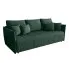 Ciemnozielona sofa rozkładana z funkcją spania - Meralio 4X