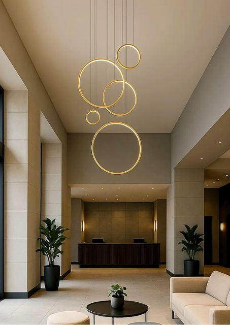 Złoty żyrandol - K614-Sawolo