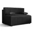Czarna rozkładana sofa Lunarox