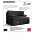 Czarna sztruksowa sofa Lunarox