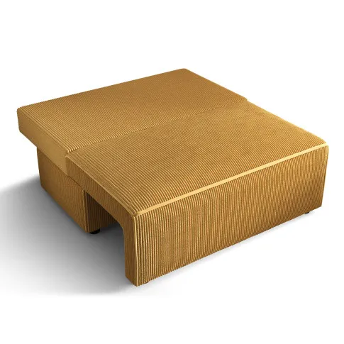 Sztruksowa musztardowa sofa Lunarox Lunarox