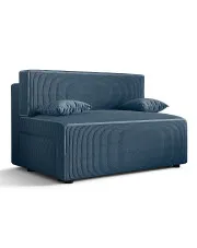 Niebieska tapicerowana sofa rozkładana - Lunarox 3X w sklepie Edinos.pl