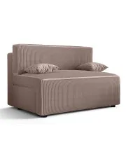 Różowa rozkładana sofa z funkcją spania - Lunarox 3X w sklepie Edinos.pl