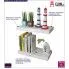Szczegółowe zdjęcie nr 6 produktu Zestaw nowoczesnych półek ściennych Akra - biały