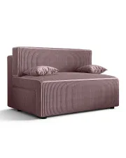 Ciemnoróżowa sofa sofa z funkcją spania - Lunarox 3X w sklepie Edinos.pl