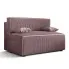 Ciemnoróżowa sofa sofa z funkcją spania - Lunarox 3X