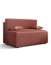 Rozkładana sofa w kolorze łososiowym - Lunarox 3X w sklepie Edinos.pl