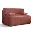 Rozkładana sofa w kolorze łososiowym - Lunarox 3X