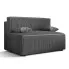 Ciemnoszara sztruksowa sofa rozkładana - Lunarox 3X